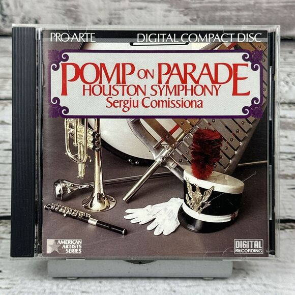 Sergiu Comissiona, Houston Symphony – Pomp On Parade [CD 1986,Pro Arte] - Picture 1 of 4